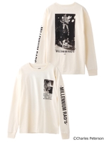 X-girl × Charles Peterson GRUNGE L/S TEE/ホワイト