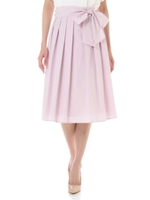 [ウォッシャブル]モリタフタスカート/ライラック3(093)