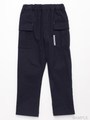 [ボーイズ]9.5分丈ストレッチストレートカーゴパンツ/ネイビー