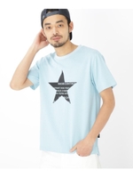 ohcool ワンスター 半袖 Tシャツ/ライトブルー(091)