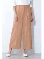 ［ウォッシャブル］ＴＲ２ＷＡＹストレッチワイドパンツ/コーラルピンク1(091)