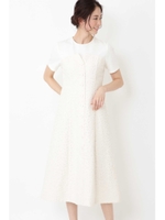 《Endy ROBE》ソニアレースドッキングワンピース/OFF WHITE(030)