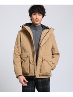 【 WEB限定 】 フーデッド 中綿ブルゾン/ベージュ(052)