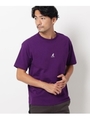 【01(S)WEB限定サイズ】KANGOL別注バックプリントTシャツ/パープル(083)