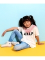 【ANAP KIDS】 ペイズリーデザインロゴTシャツ/ホワイト(001)