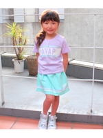 【ANAP KIDS】 ライン入りセットアップ/ラベンダー(023)