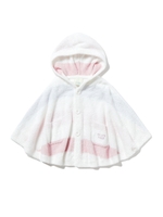 【BABY】'スムーズィー'4ボーダー baby ポンチョ/PNK