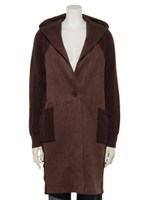 【HONEY CHURCH】スエードＸニット/茶