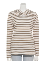 【HONEY CHURCH】スラブ天竺ボーダー/ベージュ