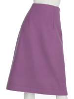 【NOLLEY’S　sophi】メルトントラペーズスカート/パープル