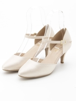 【Rew de Rew】ストラップ付フォーマルパンプス（9R19-FP01）/ベージュ