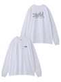 【WEB限定】EMBROIDERY MILLS LOGO L/S BIG TEE EC/ホワイト