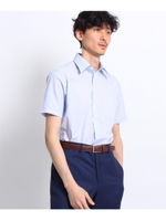 【WEB限定】[イージーケア 半袖]ブルービジネスシャツ/ライトブルー(391)