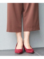【WEB限定サイズ・25.5ｃｍあり/菌を減らす！制菌/防臭】スキップ気分パンプス〜ドレスキップス〜/ワインレッド(063)