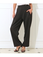 【anapLatina】センタータックダブルボタンパンツ/ブラック(027)