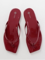 【カヤ】和色草履/レッド