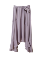 【スカート】イレヘムドレープデシンスカート/ラベンダー