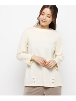 【ハンドウォッシュ】メタルボタンプルオーバー/ホワイト(002)