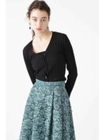 ◆《Endy ROBE》アガットワイドリブカーディガン/KOHL(010)