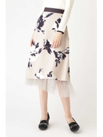 ◆《Endy ROBE》ルビーフラワースカート/PINK(090)