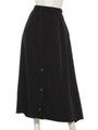 ２wayスカート（釦を留めるとパンツになります）/ブラック