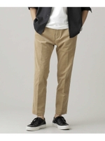 イタリアンタンブラー加工ストレッチコールスラックス/ベージュ(040)