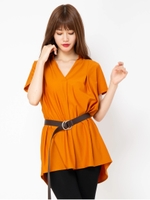 エスパンディスキッパールーズシャツ/オレンジ