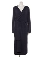 カシュクールニットワンピース/NAVY