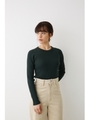 クルーネックニットTOPS/D/GRN3