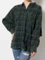 グランジモモンガチェックSH/GRN