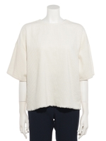 コーデュロイT/BL/ホワイト