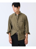 コットンカジュアルシャツ/マスタード(033)