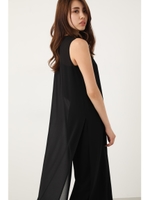 シフォンコンビワンショルOP/BLK