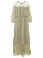 スカラレースロングドレス/MNT