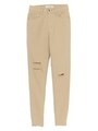 スラッシュダメージスキニーパンツ/BEIGE