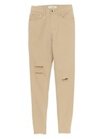 スラッシュダメージスキニーパンツ/BEIGE