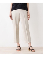 スラブ調テーパードパンツ/ライトベージュ(051)