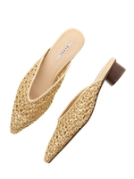 ソフトポインテッドトゥミュール/GOLD