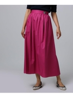 タイプライターロングフレアスカート/ピンク(072)