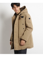 ダブルジップフーデットダウンコート/ベージュ(052)