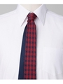 チェックニットタイ/結婚式、セレモニー、パーティー,二次会/ワインレッド(263)