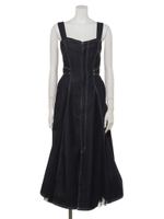 デニムロングワンピース/NAVY