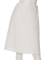 ドットボーラーレーススカート/ホワイト