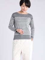 ニット/ミディアムグレー