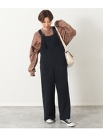 ニットソーオールインワン/ネイビー(018)