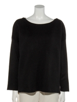 ハーフミラノ無地プルオーバー（ＡＮＴＩＰＩＬＬＩＮＧ）/ブラック