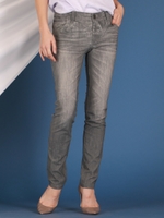 ハイテンションストレッチデニムパンツ/ライトグレー