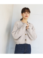 バックコクーンショートカーデ/O/WHT1