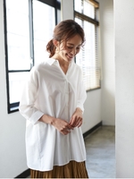 バックシャンブラウス/オフホワイト