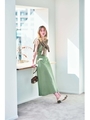バックレースアップジャンパースカート/カーキ(180)